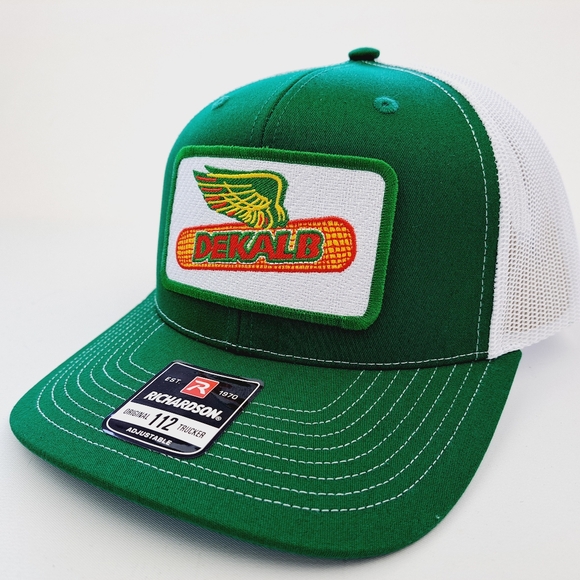 Dekalb Richardson 112 Trucker Cap Hat Mesh Snapback Textured Patch - Picture 2 of 4